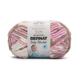 Bernat BABY BLANKET BB Little Roses Yarn - 1 Pack of 10.5oz/300g - Polyester - #6 Super Bulky - 220 Yards - Knitting/Crochet