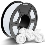 TECBEARS Rapid PETG Filament 1.75mm,High Speed 50-600mm/s 3D Printer Filament, High Toughness PETG, White 1KG