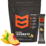 MTN OPS Hydrate Sugar Free Electrolyte Packets, Mango Peach