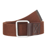 Usl Cotton D Ring Buckle Belt For Men, Gifting Solution, Nylon Strap, Light Weight (Free Size, Brown)