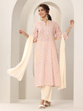 Libas Women'S Pure Cotton Kurta Sets (99309_Off White_M)