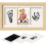 Inkless Baby Hand and Footprint Kit Boy, Girl - No Mess Ink Pad for Handprint, Clean Touch Dog Paw Print Kit, Personalized Baby