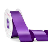 Laferri Purple Satin Ribbon Double Faced,1-1/2 X 25 Yards,Fabric Ribbon Use for Gift Wrapping DIY Craft Floral Bouquets Wedding