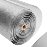FCSOTSPS 304 Stainless Steel Mesh Window Screen Roll, 35IN x 98.43FT Silver Metal Window Screen Replacement,Window Screen Mesh f
