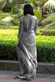 Gosriki Women'S Rayon Blend Hand Block Printed Straight Kurta With Pant & Dupatta (Ragsri Grey-Vks01-Gs_L_Grey_Large),Grey,,B0DC6MLYKQ