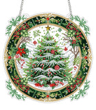 SKRYUIE Hanging Diamond Art Kits for Adults Christmas, DIY Window Pendant Diamond Painting Kit Sun Catcher, Special Shaped Cryst