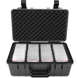 OUUTMEE Graded Card Case - Storage Box for 120+ PSA, CSG, BGS, SGC Graded Sports Trading Cards with 6 EVA Foam