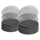 Gardenzeek 50 Round Flower Pot Drainage Mesh Pads, 10 Cm, Black