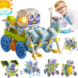 SMILESSKIDDO STEM Toys for Kids 8-13 Years Old, 36-in-1 Robotics Kit with Solar Power & Sensors, 434 Pieces Learning & Education