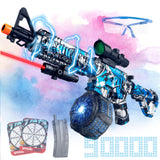 Large Gel Splat Blaster with 90,000, Automatic Gel Splat Blaster for Activities Outdoor Game