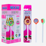 Maxi Lollipop Soft Tongue Cleaner For Babies & Toddlers (6+ Months) | Bpa Free Infant Oral Cleaner For Milk Deposits & Fresh Bre