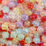 BERMRO 16mm Acrylic Beads 100pcs Color Transpanent Focal Bead Chunk Bubblegum Beads for DIY Crafting Necklace Bracelet Jewelry M