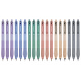Linbsunne Gel Pens Black Ink Pens for Office 0.5mm Fine Point Pens Smooth Writing Retractable Work Pen (18-count)