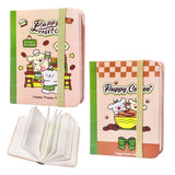 Funblast A7 Pocket Diary Pack Of 2 Pieces,160 Pages Cute Cartoon Design Mini Notebook, Compact Journal For Notes, Small Pocket