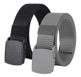 JustStyle Nylon Fabric Belt For Men | Formal/Casual Qk50