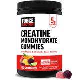 Force Factor Creatine Gummies, Creatine Monohydrate for Muscle Gain, More Strength, and Faster Recovery, Clinically Studied Crea