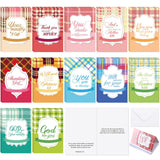Gersoniel 36 Sets Pastor Appreciation Cards with Envelopes Christian Ministry Religious Thank You Greeting Cards with Scripture