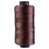 Big Kizzy Brown 250m Nylon Thread for Hair Extensions, Sew in Human Hair Weft and Wigs - Non-Slip and Comfortable Hold for Hand