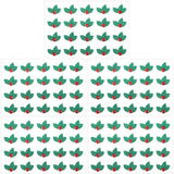 Amosfun 5 Sheets/Pack Green and Red Christmas Holiday Holly Leaves Stickers DIY Christmas Decorative Stickers