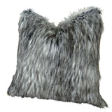 Plutus Brands Plutus Siberain Husky Handmade Throw Pillow, 24 X 24, Gray White Black