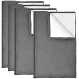 SEVENWELL 4pcs Jewelry Polishing Cleaning Cloth Large 10 x 12 for Sterling Silver Jewelry Gold, Diamond, Platinum, Precious