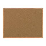Cork Bulletin Board, Oak Mdf Frame