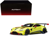 2018 Aston Martin Vantage GTE Le Mans PRO Presentation Car Lemon Green Metallic with Carbon and Red Accents Aston Martin Racing