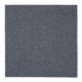 Nexus Self Adhesive 12-Inch Carpet Floor Tiles, 12 Tiles - 12 x 12, Smoke - Peel & Stick, DIY Flooring for Kitchen, Dining Room,