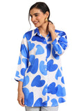 Libas Women'S Silk Blend Printed Regular Tunics (98166 White