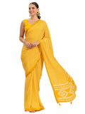 Libas Women17 Georgette Sarees (16279_Yellow)