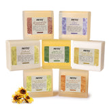 Pifito Melt and Pour Soap Base Sampler (7 lbs) Jojoba Oil, Sweet Almond Oil, Mango Butter, Apricot Kernel Oil, Grapeseed Oil, O