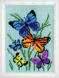Design Works Crafts 2569 Needlepoint Kit, Butterflies Galore, 5 X 7 Needlepoint Kit Butterflies Galore