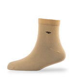 Young Wings MenS_Socks Beige Colour Cotton Fabric Solid Free Size Ankle Length Casuals & Formals Wear Socks Pack Of 1 2400M1B