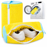 Reusable Shoe Washing Bag, 2Pack Chenille Laundry Bag For Washer & Dryer.