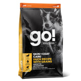 Go! Solutions Skin + Coat Care, Dry Dog Food, Duck Recipe with Grains, 22 lb Bag