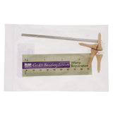 The Beadsmith Ricks Beading Loom Accessories Pack, Includes Warp Pegs, Warp Rods, Rubber Caps, and Separator Card, for Making Je