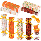 Moinchore 60 Pack Thanksgiving Crackers Kit Party Favors DIY Empty Turkey Cracker Fall Pumpkin Maple Leaf Turkey Fill Your Own T