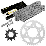 Caltric Drive Chain & Sprockets Kit Compatible with Polaris Trail Boss 325 2001 200 2008 2009 2010 / Trail Boss 330 2003-2010