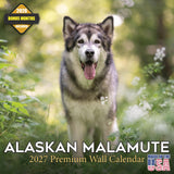 Alaskan Malamute Calendar 2027 - 16 Month Dog Wall Calendar, Monthly Planner, Large Writing Blocks, Thick No Bleed Paper, Made i