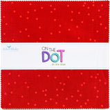 Sew Yeah Quilting On The Dot 10 Stacker 42 10-inch Squares Layer Cake Riley Blake 10-17030-42