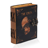 Leather Gothic Journal Magical Raven Skull Spiral Notebook Mystery Crow Journal Grimoire Witchcraft Spellwork Journal Great for