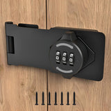 Keyless 3-Digit Combination Lock - Twist Knob Hasp Latch with Password - Glow-in-The-Dark Zinc Alloy Lock for Kitchen Drawers, C