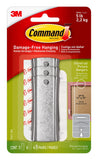 Command Large Universal Frame Hanger, 3 Picture Hangers with 6 Command Strips and 6 Frame Stabilizer Strips, Decorate DamageFre