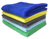 Shopfleet Multiple use Microfiber Cloth for Car Bike Cleaning Polishing Pack of 5