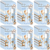 30 Pack Blue Bear Baby Shower Games Prizes Gifts Bulk Bear Lip Balms Favors for Winners Boys Girls Gender Reveal Favors Decorati