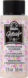 FolkArt Glitterific Pop Acrylic Craft Paint, Neon Explosion 2 fl oz Premium Glitter Finish Paint, Perfect for Easy to Apply DIY