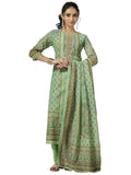 Libas Women'S Linen Kurta Sets (48863_Green_Xs)