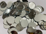 Omx Mosaic Mirror Pieces For Embroidery & Craft Making Kit For Jewellery & Crafts Making (Round Shape, 27Mm, 60 Pc)