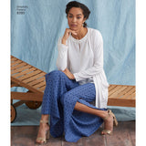 Simplicity Womens Pants, Tops, and Knit Cardigan Sewing Patterns, Sizes 20W28W