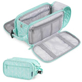 PAVILIA Toiletry Bag for Men Women, Mens Travel Bag Toiletries Organizer Case for Grooming, Travel Essentials Shaving Dopp Kit,